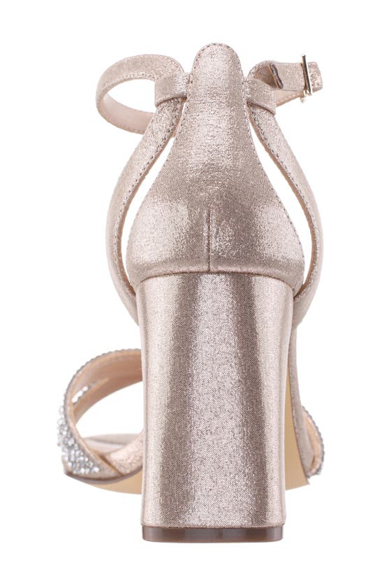 Shop Nina Quinley Ankle Strap Sandal In Blush Taupe