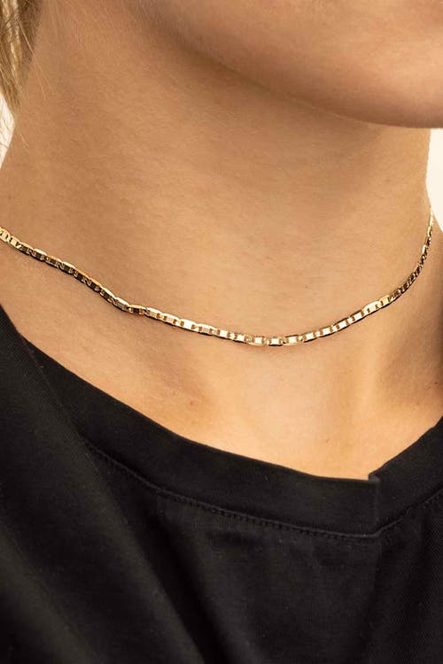 Shop Oradina 14k Yellow Gold Very Valentino Choker