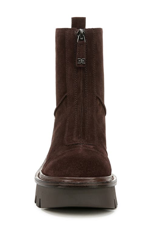 Shop Sam Edelman Cooper Lug Sole Boot In Café Noir