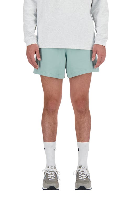 Athletic Fit Cotton Shorts in Saltmarsh