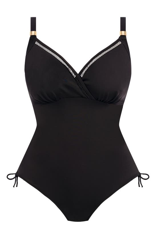 Shop Fantasie East Hampton Underwire One-piece Swimsuit In Black
