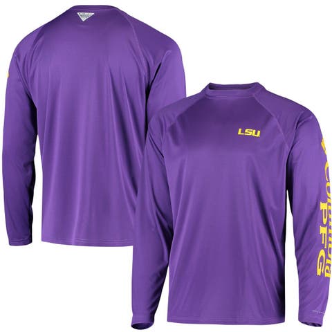 Men's Nike Jeremy Hill Purple LSU Tigers Game Jersey