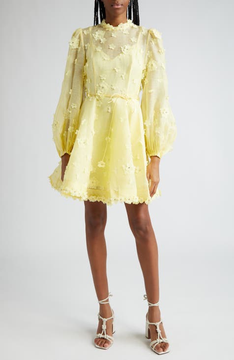 Zimmermann yellow sale floral dress