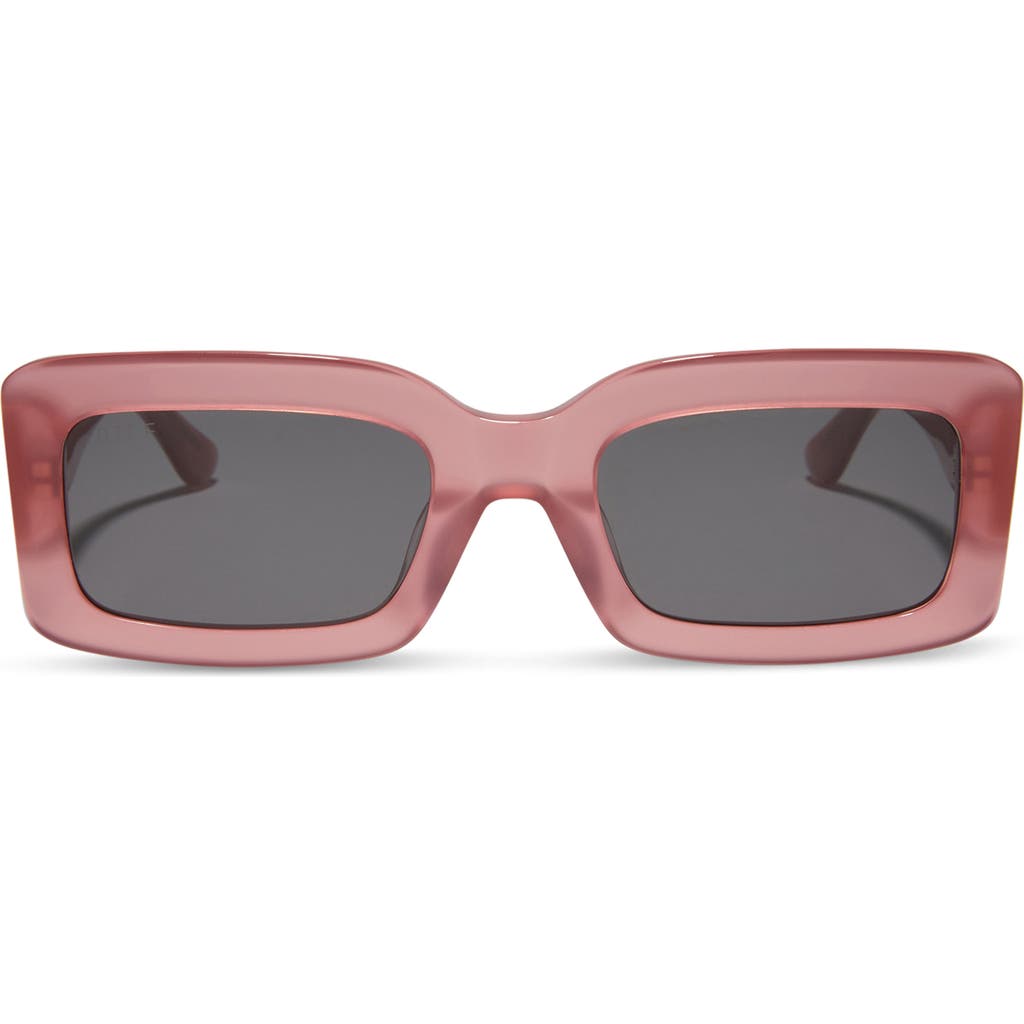 Diff Indy 51mm Rectangular Sunglasses In Pink