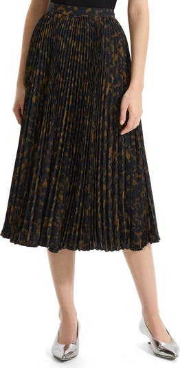 WE SUNBURST-PLEATED SKIRT