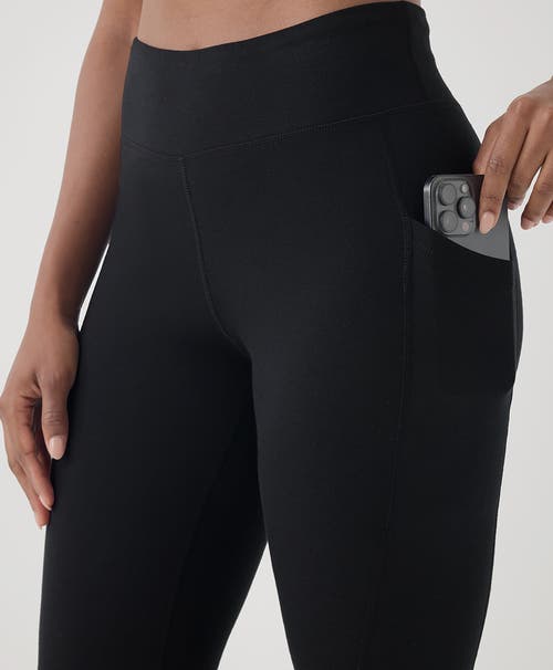 Shop Pact Purefit Pocket Legging Made With Organic Cotton In Black