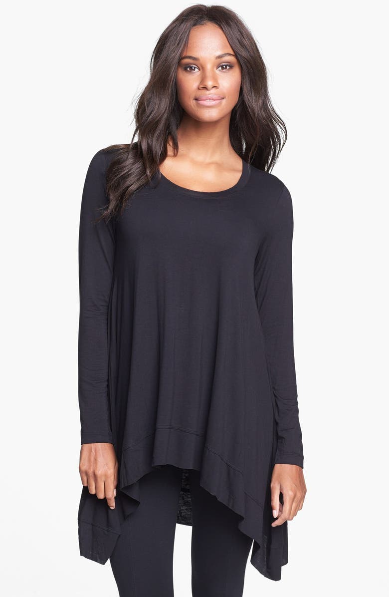 Lyssé Drape Top with Built In Shaping Tank | Nordstrom
