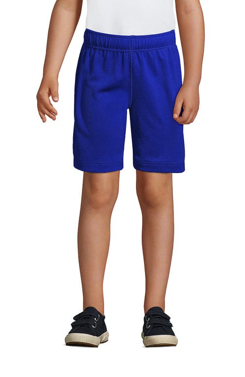 Shop Lands' End School Uniform Boys Mesh Gym Shorts In Cobalt