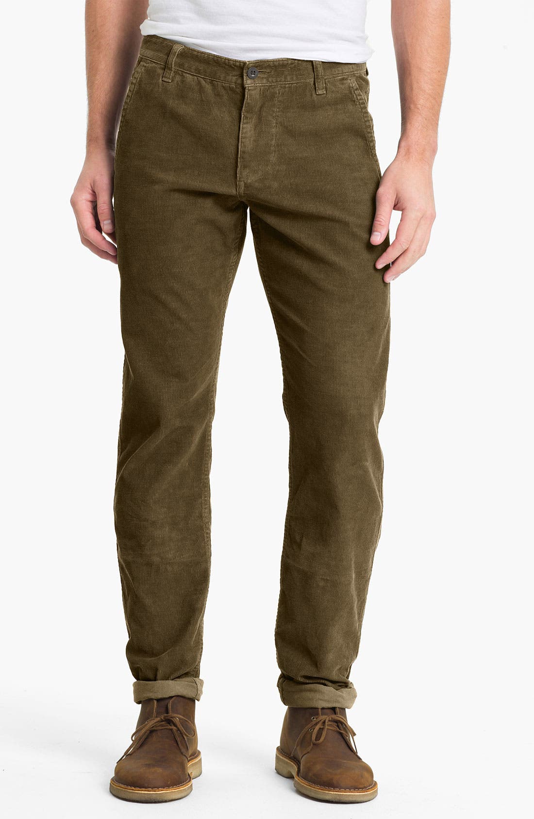 Dockers® 'Alpha Khaki' Slim Straight Leg Corduroy Pants Nordstrom