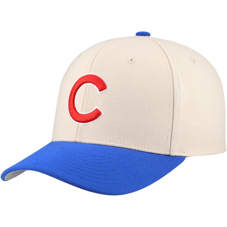 Shop Mitchell & Ness Cream Chicago Cubs Pro Crown Adjustable Hat