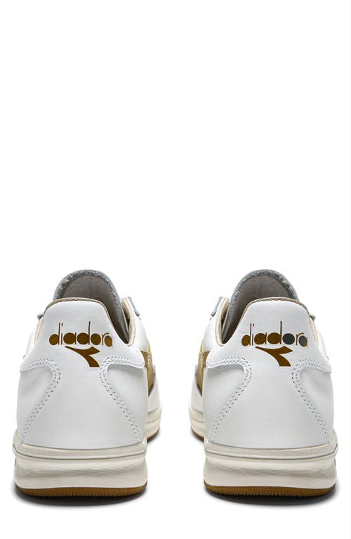 Diadora B. Elite Low-top Sneakers In White/gold