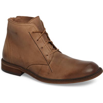 Fly London Hobi Plain Toe Chukka Boot, Brown