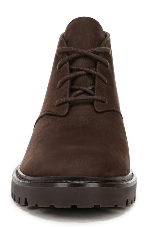 Shop Vince Dann Lugged Chukka Boot In Cocoa Brown