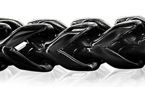 Blackjack Franco Chain Bracelet In Black