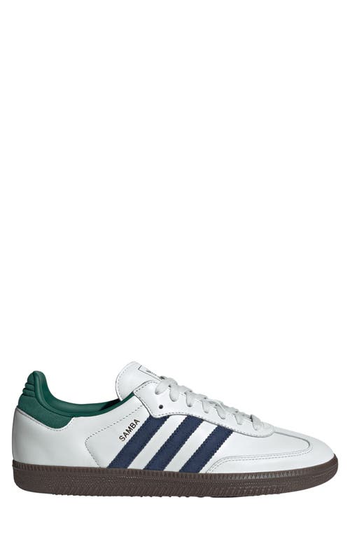 Shop Adidas Originals Adidas Gender Inclusive Samba Og Sneaker In Black White/collegiate Green