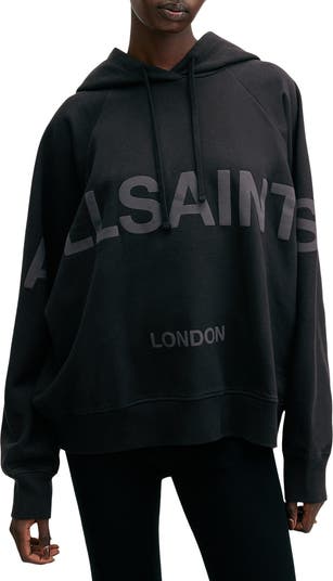 AllSaints Talon Biggy Oversize Logo Hoodie Nordstrom