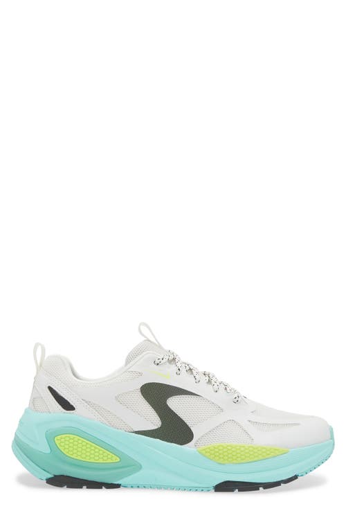 Skechers Octus Sneaker In White/teal