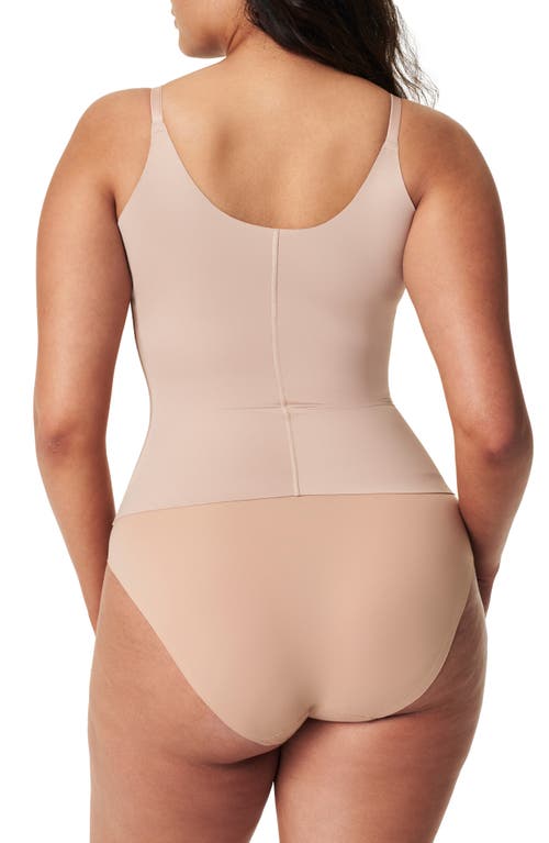 Spanx Super Sculpt Open-bust Firm Control Cami In Natural Bronze