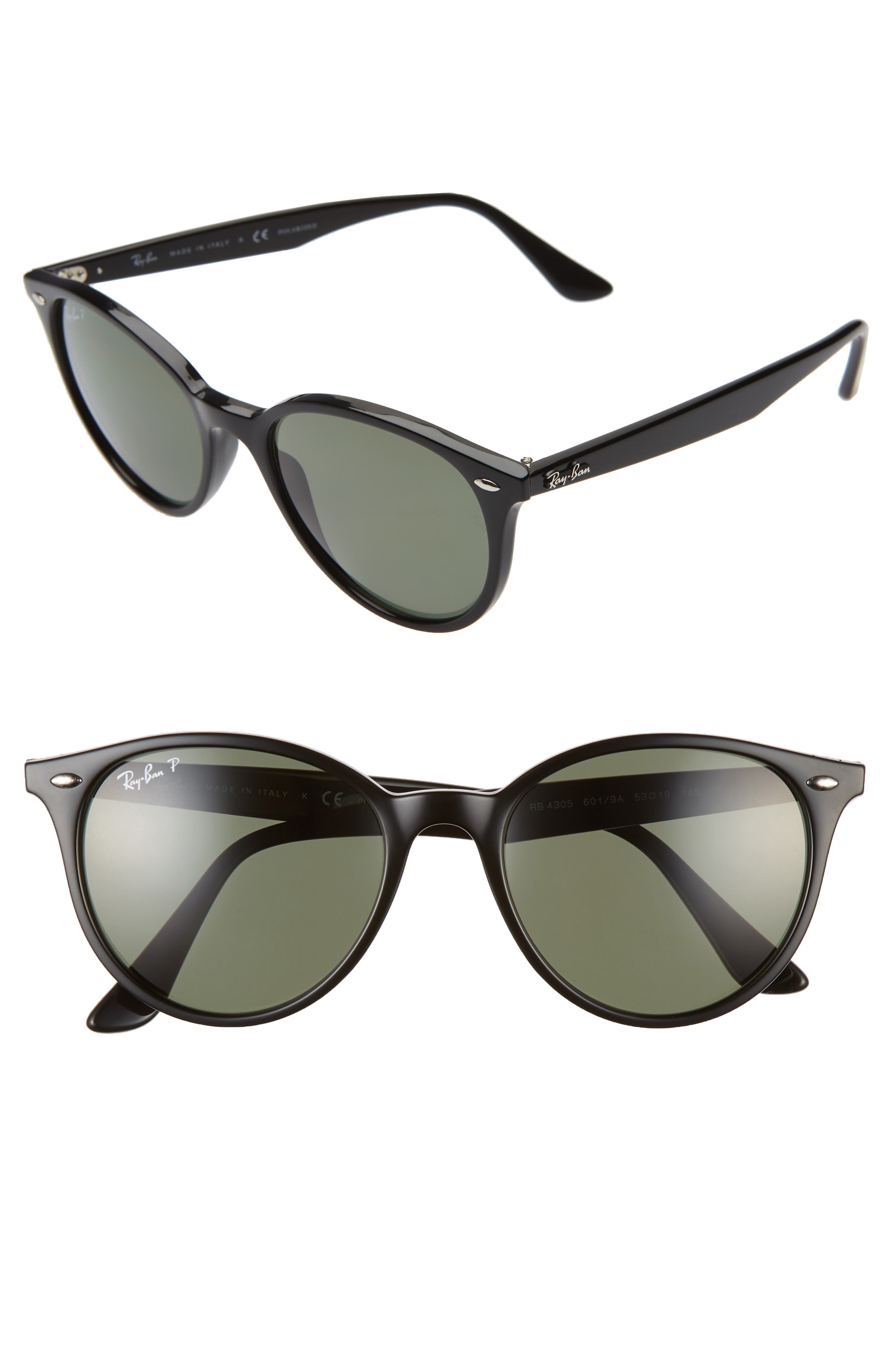 phantos 53mm polarized round sunglasses