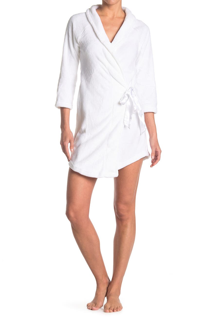 Aegean Plus Knit Side Tie Robe Nordstrom Rack