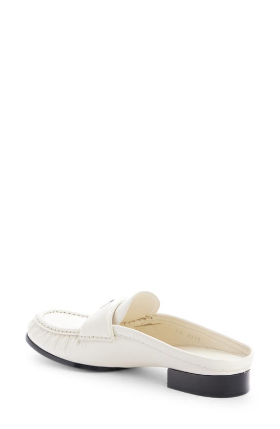 Givenchy 4g Patent Leather Mule Loafers In Ivory