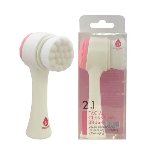 Shop Pursonic Dual Sided Facial Cleansing Brush In Pink