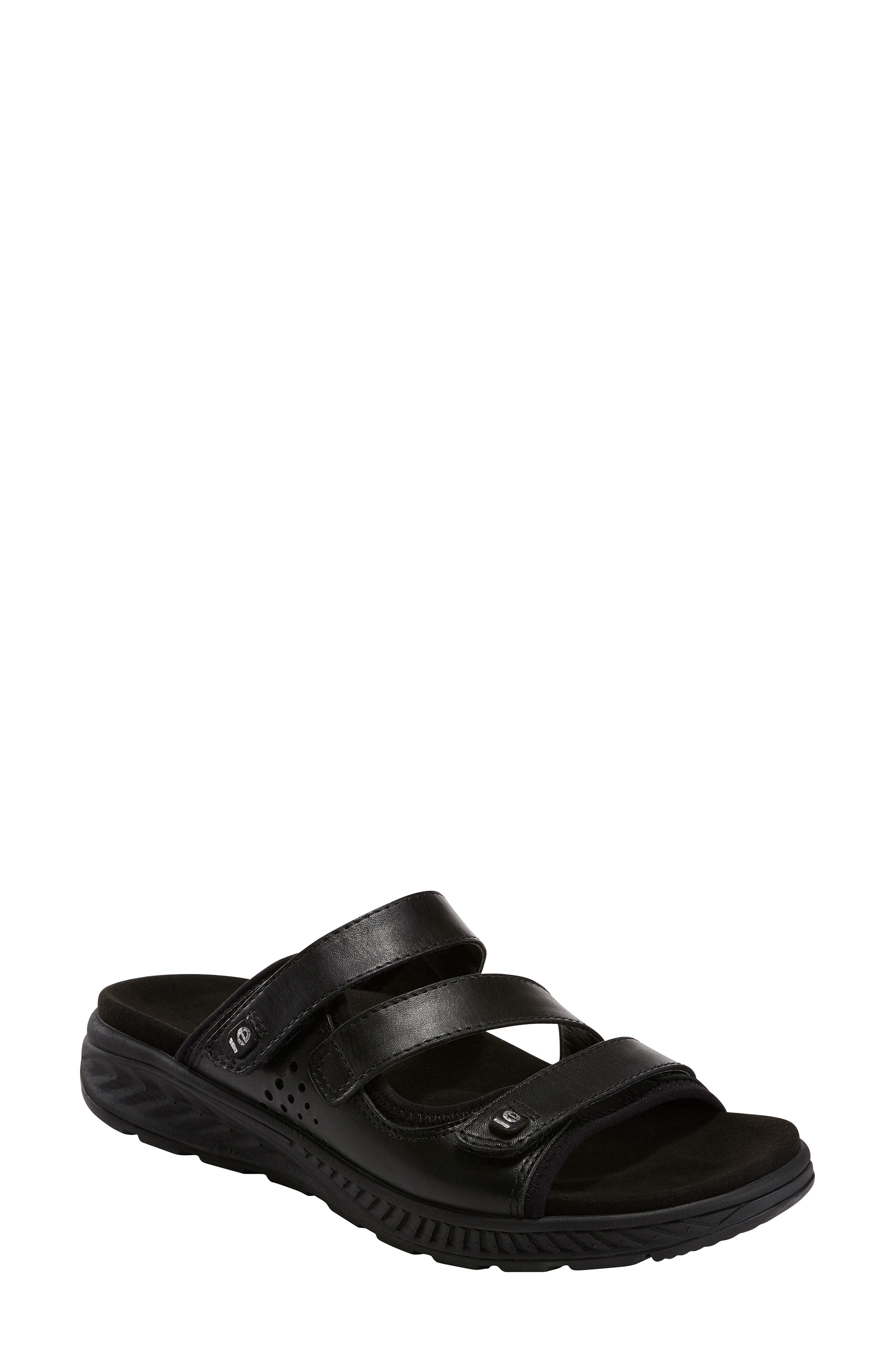 Earth Loures Slide Sandal, Black