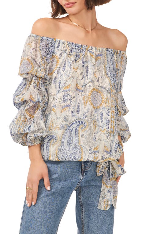 Vince Camuto Off the Shoulder Bubble Sleeve Top at Nordstrom,