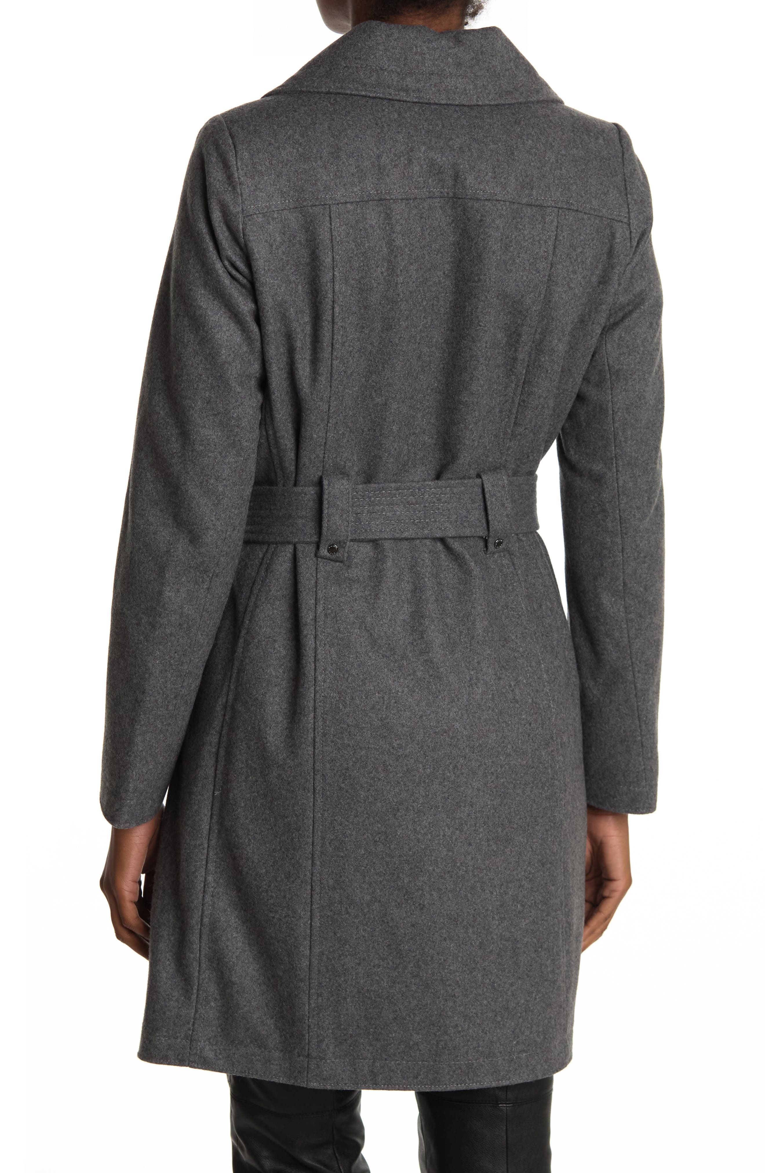 zip wool coat