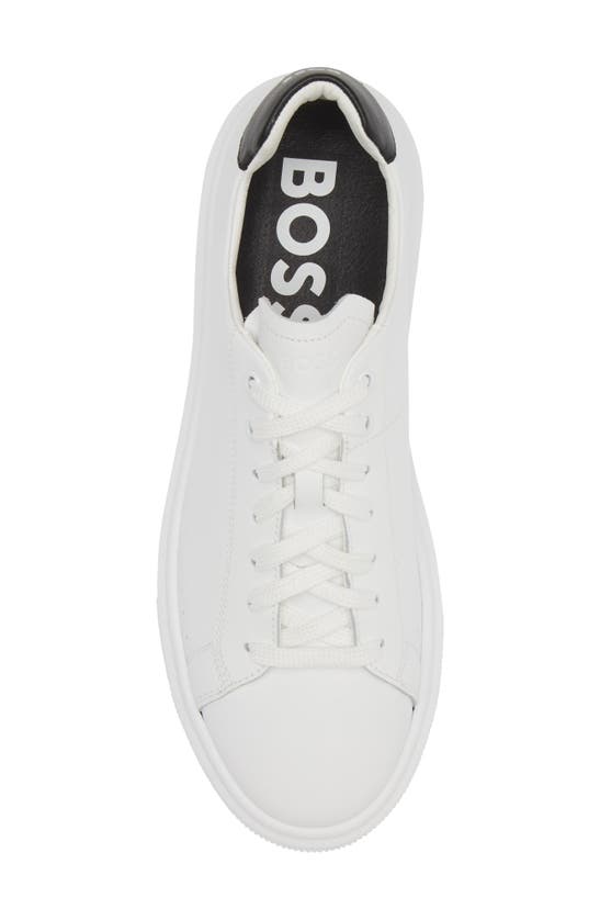 Shop Hugo Boss Boss Colyn Hybrid Leather Sneaker In White