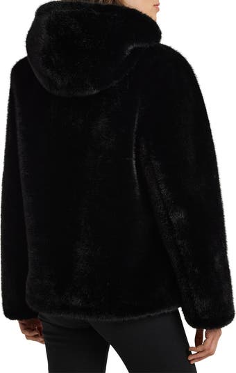 Lauren Ralph Lauren Reversible Faux Fur Quilted Jacket | Nordstrom