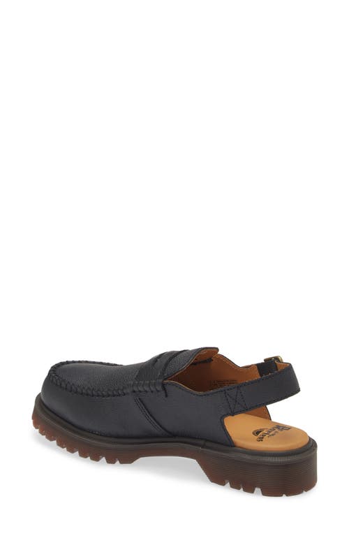 Dr. Martens' Penton Slingback Penny Loafer In Black Westminster