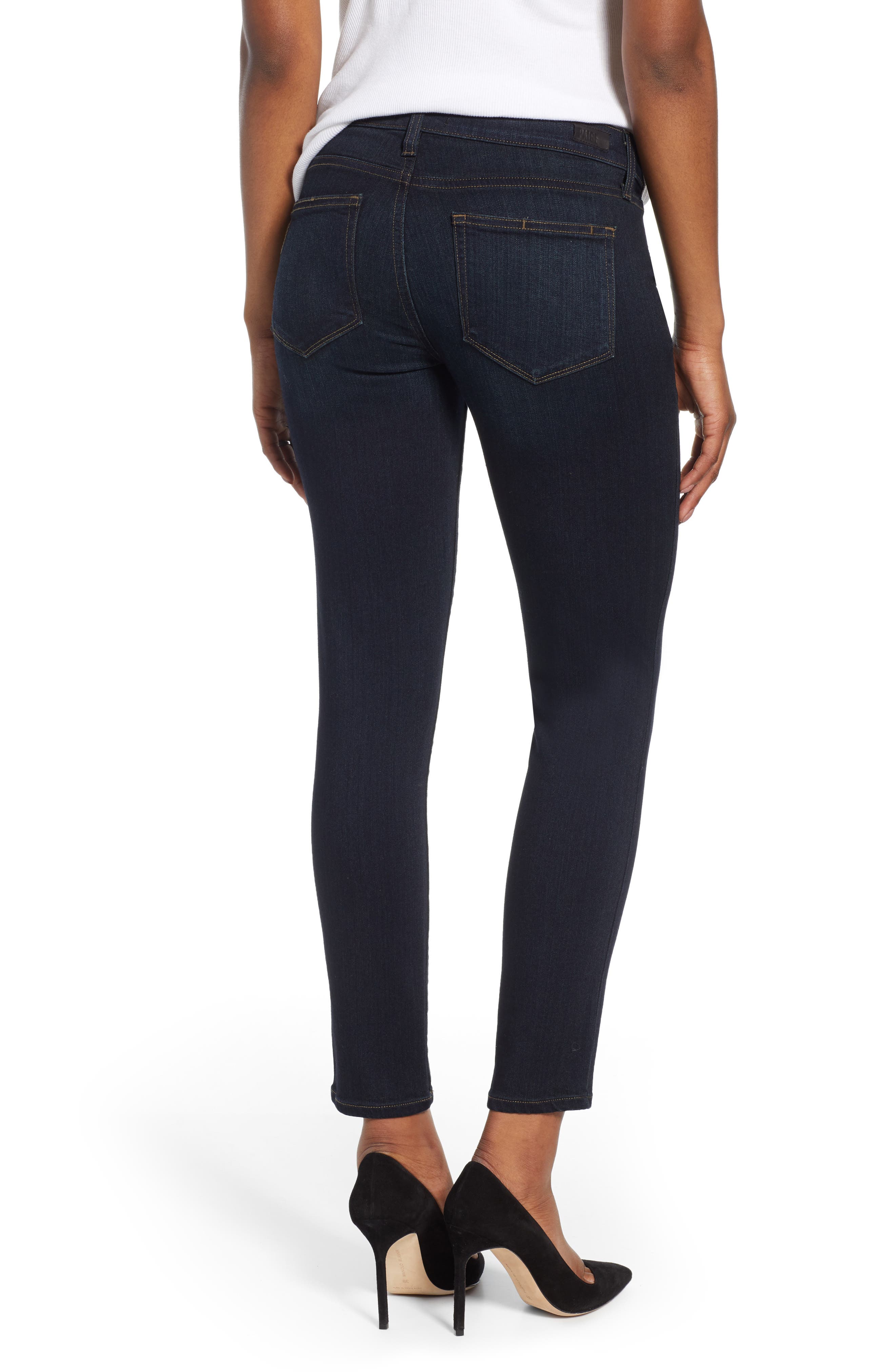 PAIGE Womens Verdugo Ankle Maternity Jeans