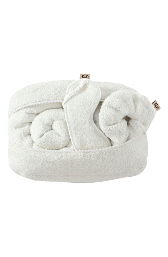 Ugg Bode 4-piece Terry Travel Set In Snow