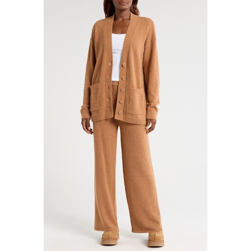 Nordstrom So Soft Cardigan & Lounge Pants Set In Tan Thrush