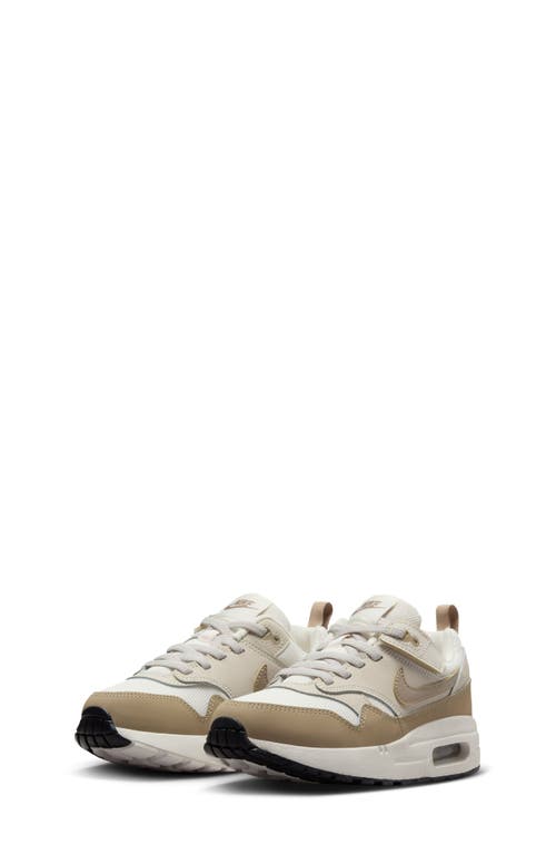 Nike Kids' Air Max 1 Easyon Sneaker In Phantom/ Khaki/ Orewood/ Black