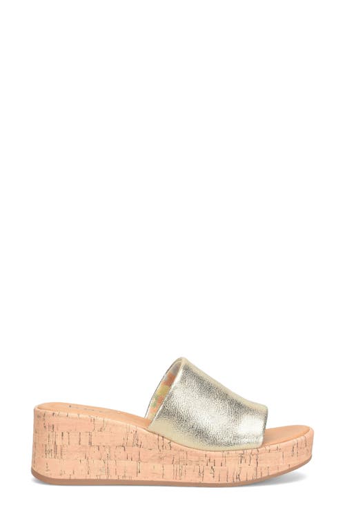 B O C By Børn Savia Platform Wedge Sandal In Champagne