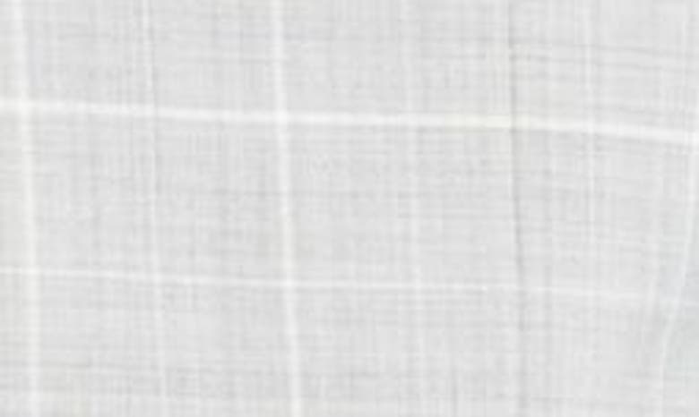 Shop Open Edit Plaid Extra Trim Stretch Wool Blend Sport Coat In Grey Finestra Plaid
