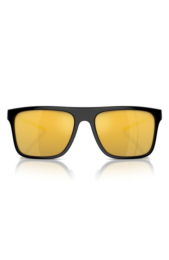 Shop Scuderia Ferrari 58mm Square Sunglasses In Black