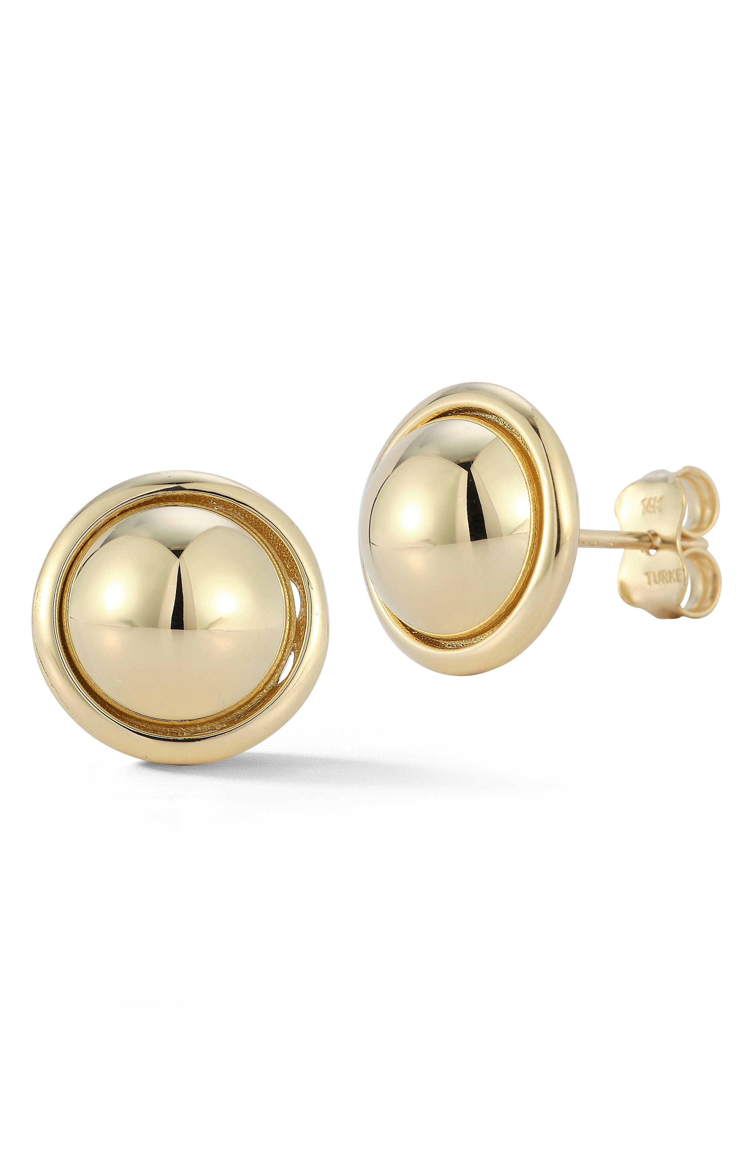 Ember Fine Jewelry 14K Yellow Gold Ball Pendant Necklace