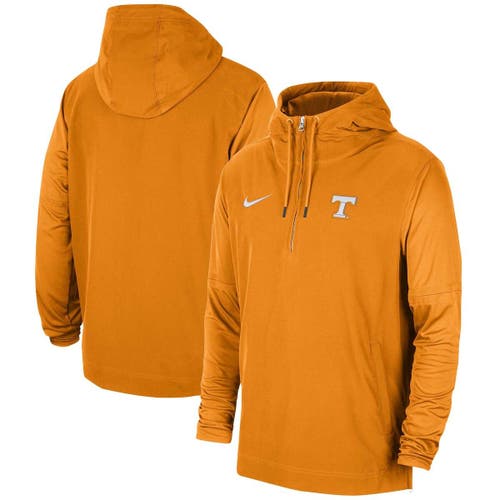 Men's Nike Tennessee Orange Tennessee Volunteers 2023 Sideline Player Quarter-Zip Hoodie Jacket