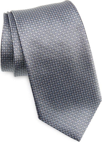 David Donahue Neat Silk Tie | Nordstrom