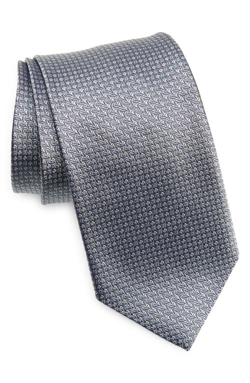 David Donahue Neat Silk Tie in at Nordstrom