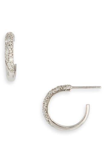 LANA LANA DIAMOND PAVÉ HOOP EARRINGS