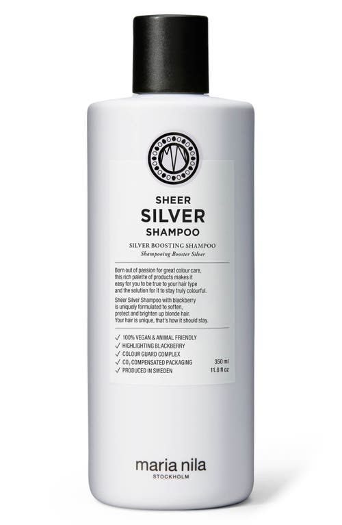 Shop Maria Nila Sheer Silver Shampoo In No Color