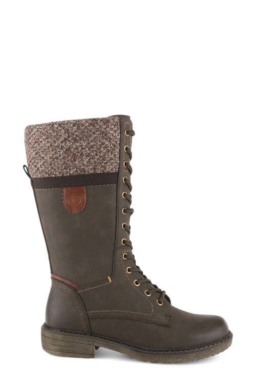 Spring Step Yosemite Water Resistant Boot In Dark Brown
