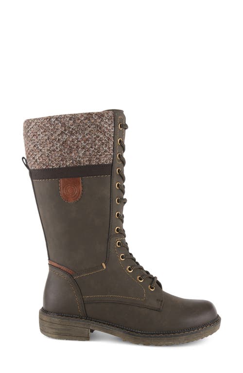 Shop Spring Step Yosemite Water Resistant Boot In Dark Brown