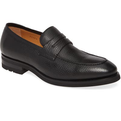 Magnanni Matlin Ii Penny Loafer, Black