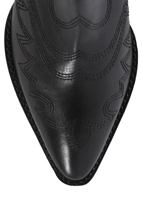 Shop Seychelles Eagle Rock Short Western Boot In Black Leather