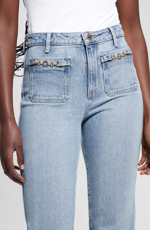 GUESS GUESS RELAXED HIGH WAIST STRAIGHT LEG JEANS